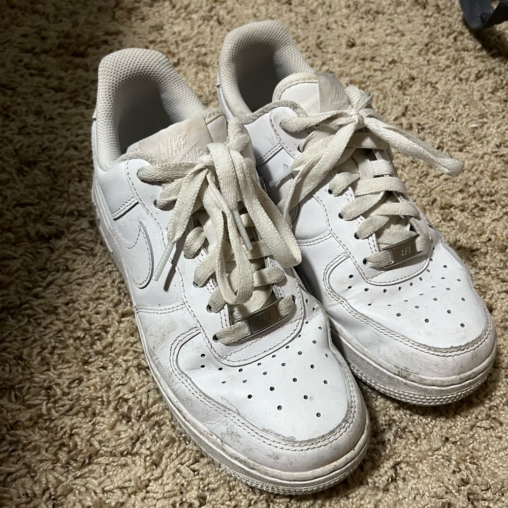 Nike white air forces